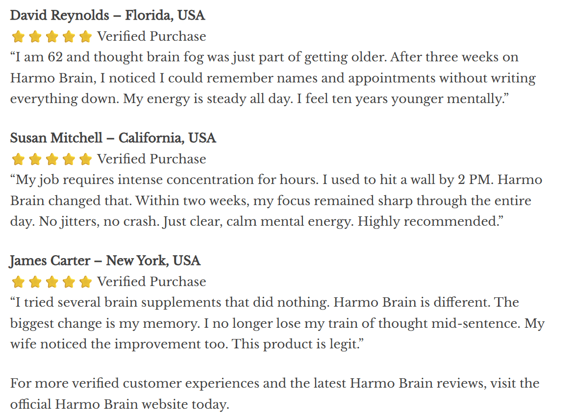 Harmo brain reviews